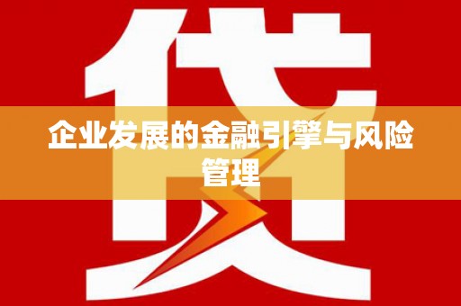 固始企业发展的金融引擎与风险管理