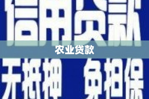 固始农业贷款