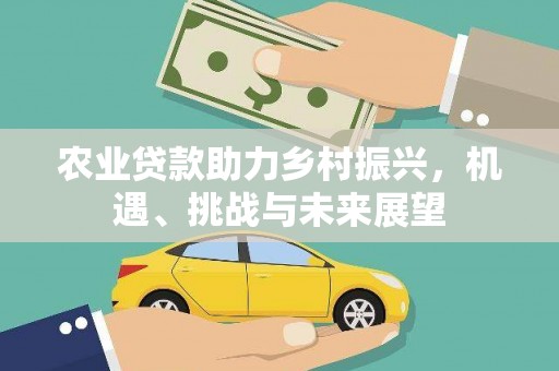 固始农业贷款助力乡村振兴，机遇、挑战与未来展望