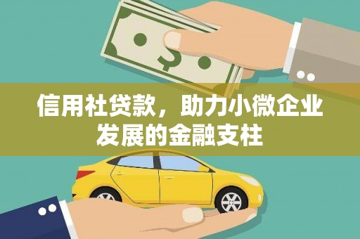 固始信用社贷款，助力小微企业发展的金融支柱