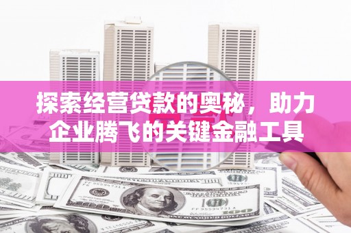 固始探索经营贷款的奥秘，助力企业腾飞的关键金融工具