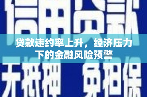 固始贷款违约率上升，经济压力下的金融风险预警