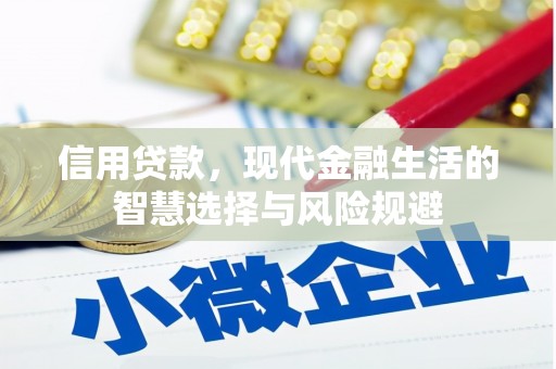 固始信用贷款，现代金融生活的智慧选择与风险规避