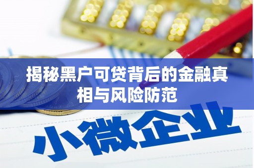 固始揭秘黑户可贷背后的金融真相与风险防范
