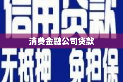 固始消费金融公司贷款