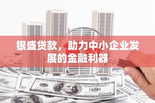 固始银盛贷款，助力中小企业发展的金融利器
