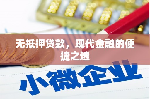 固始无抵押贷款，现代金融的便捷之选
