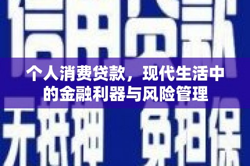 固始个人消费贷款，现代生活中的金融利器与风险管理