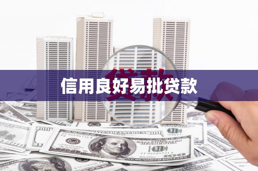 固始信用良好易批贷款