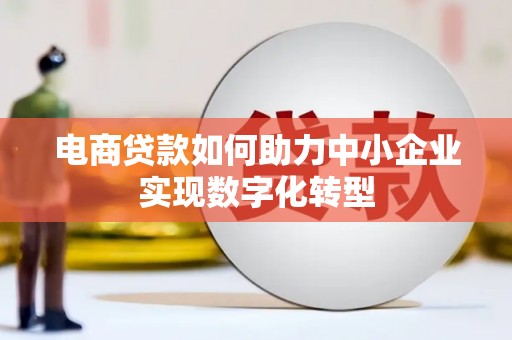 固始电商贷款如何助力中小企业实现数字化转型