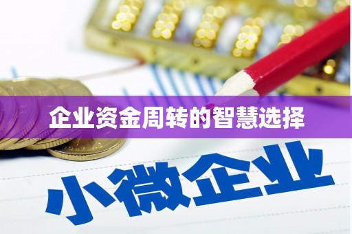 固始企业资金周转的智慧选择