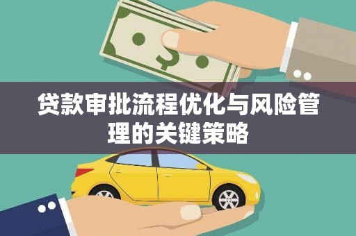 固始贷款审批流程优化与风险管理的关键策略