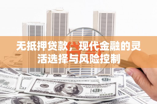 固始无抵押贷款，现代金融的灵活选择与风险控制