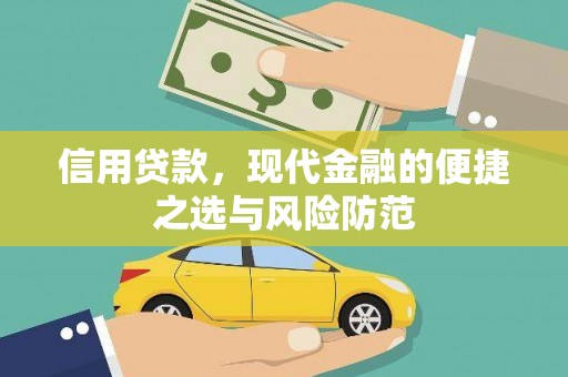 固始信用贷款，现代金融的便捷之选与风险防范