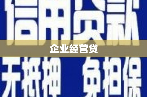 固始企业经营贷
