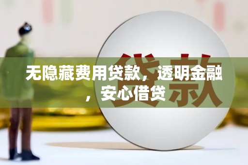 固始无隐藏费用贷款，透明金融，安心借贷