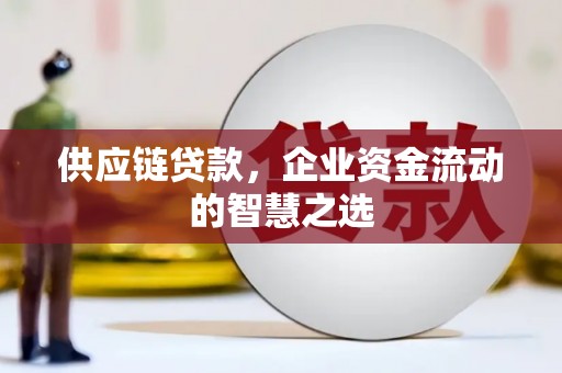 固始供应链贷款，企业资金流动的智慧之选