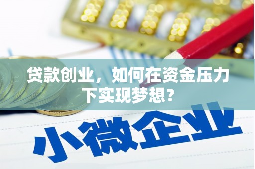 固始贷款创业，如何在资金压力下实现梦想？