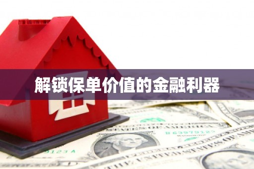 固始解锁保单价值的金融利器