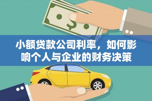 固始小额贷款公司利率，如何影响个人与企业的财务决策