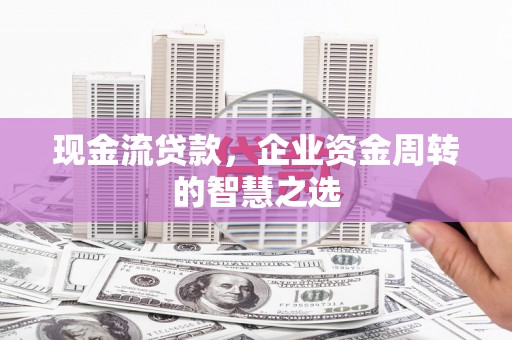 固始现金流贷款，企业资金周转的智慧之选