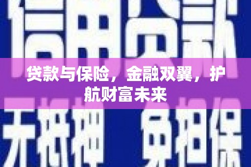 固始贷款与保险，金融双翼，护航财富未来