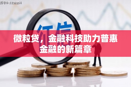 固始微粒贷，金融科技助力普惠金融的新篇章