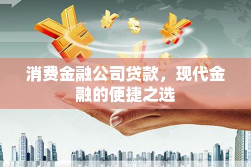 固始消费金融公司贷款，现代金融的便捷之选