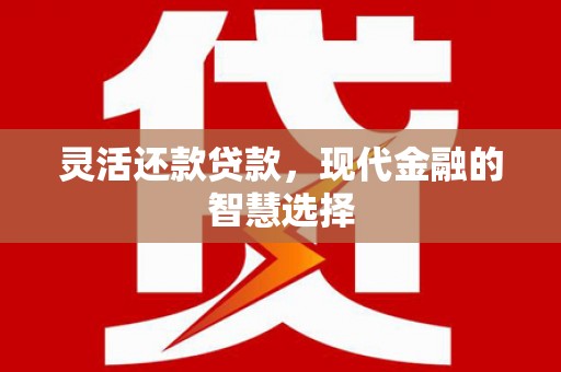 固始灵活还款贷款，现代金融的智慧选择