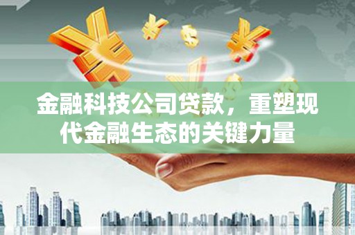 固始金融科技公司贷款，重塑现代金融生态的关键力量