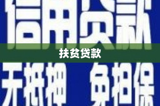 固始扶贫贷款