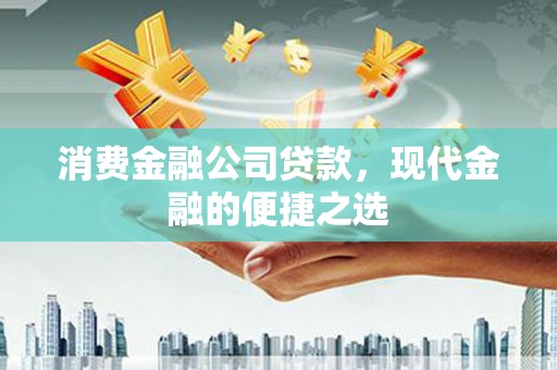 固始消费金融公司贷款，现代金融的便捷之选