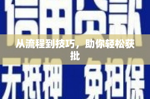 固始从流程到技巧，助你轻松获批