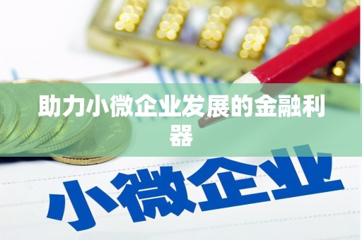 固始助力小微企业发展的金融利器