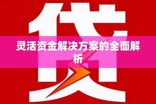 固始灵活资金解决方案的全面解析